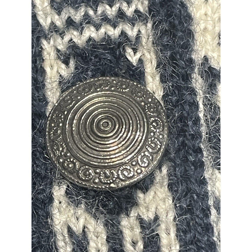 Rare Vintage Dale of Norway Embroidered Wool Cardigan | Cottagecore | Size S - Picture 5 of 11